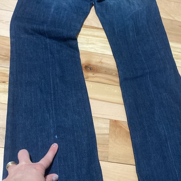 7 for all Mankind Dark Blue Denim Jeans - Picture 11 of 14